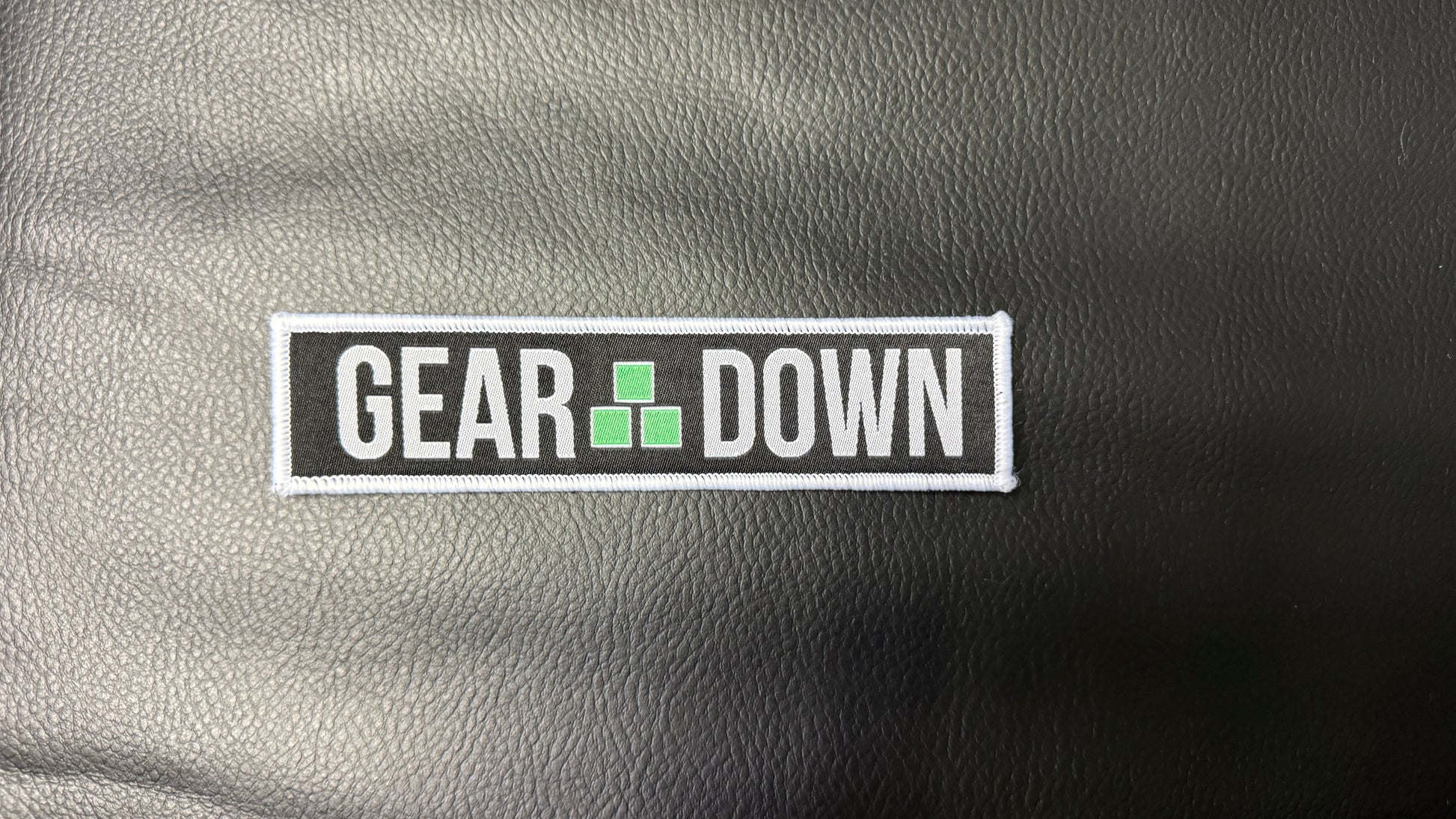 down gear Gear Down 3 Green Patch – Gear Down Merch