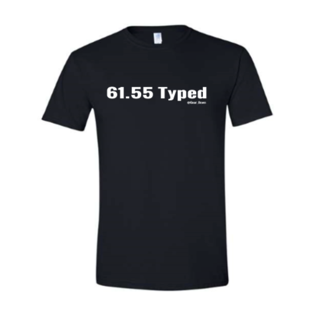 61.55 Typed (SIC) Tee